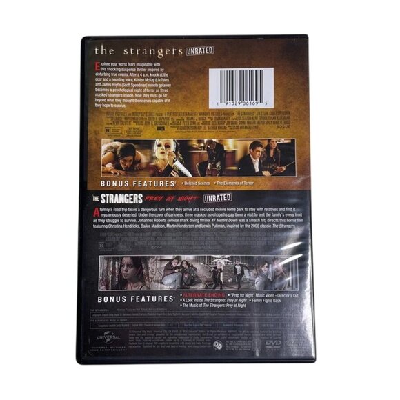 The Strangers Killer 2 Movie Collection Horror Scary DVD 2018 R Scott Spedman u - Picture 2 of 2